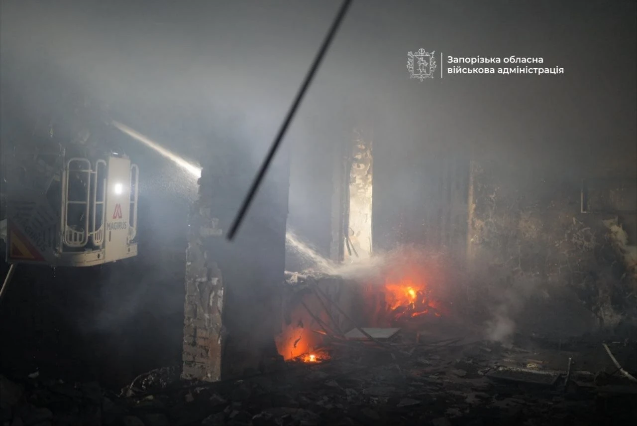 Ніч проти 19 серпня у Запоріжжі: ключові дані про удар дронів