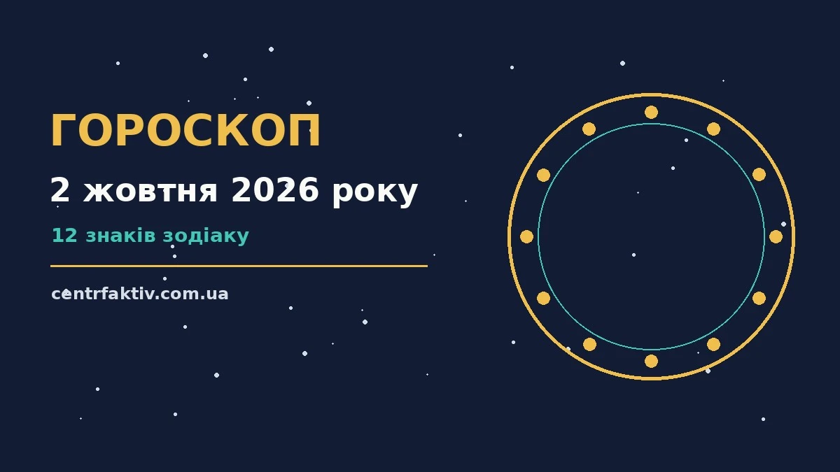 Гороскоп на 2 жовтня 2026 року: перспективи для 12 знаків для нових справ і розмов