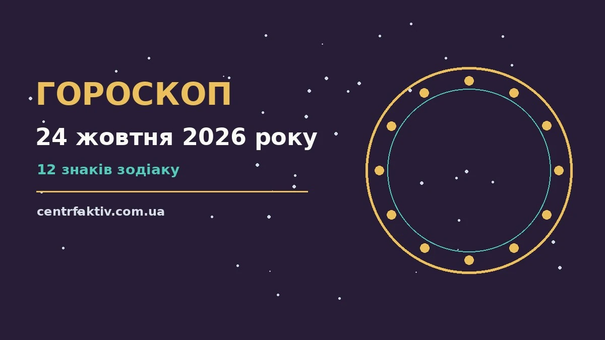 Гороскоп на 24 жовтня 2026 року: перспективи для 12 знаків для нових справ і розмов
